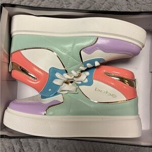 Bebe Multicolor High-Top Sneakers
